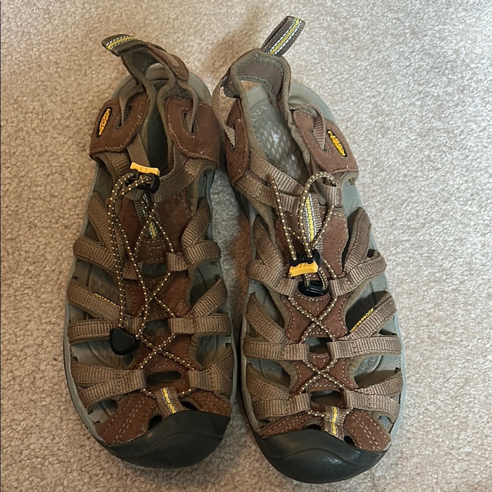 Keen Brown and Gray Men's Sandals